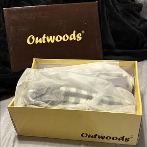 Outwoods Black and White Checkered Footwear